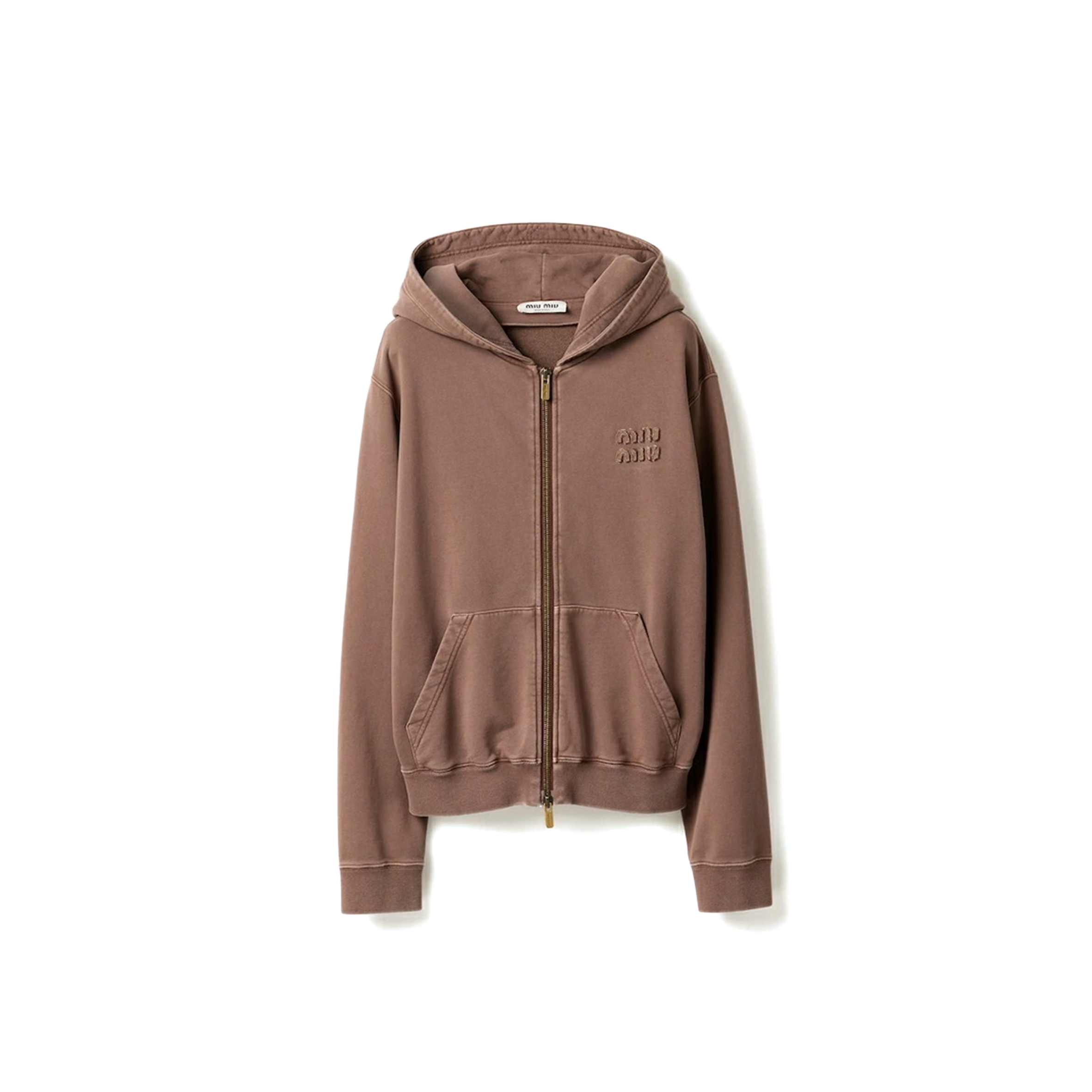 M1v M1v embroidered zip hoodie mjl063